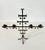 1960s Swedish Dangling Hearts Steel 4 Candle Candelabra by Gunnar Ander For Sale - Image 4 of 16