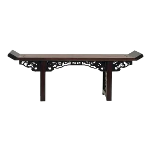 Chinese Rosewood Handmade Miniature Altar Table Display Decor Art