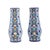 Art Deco Ceramic Amphora Vases with Enamel, 1915, Set of 2 For Sale - Image 4 of 11
