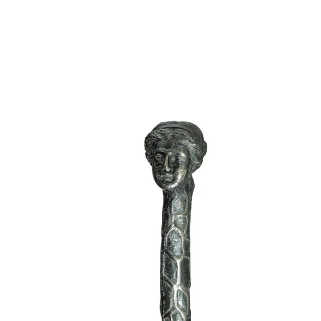 Metal Salvador Dali, Venus with the Giraffe, 1973, Bronze & Silver Plating For Sale - Image 7 of 9