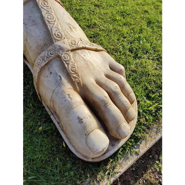 Unknown, Foot of Mercury, 18th Century, Greek Thassos Marble For Sale - Image 6 of 17