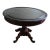 Antique French Mahogany Marble Top Table Hand Carved Pedestal C.1830s Louis Phillippe For Sale