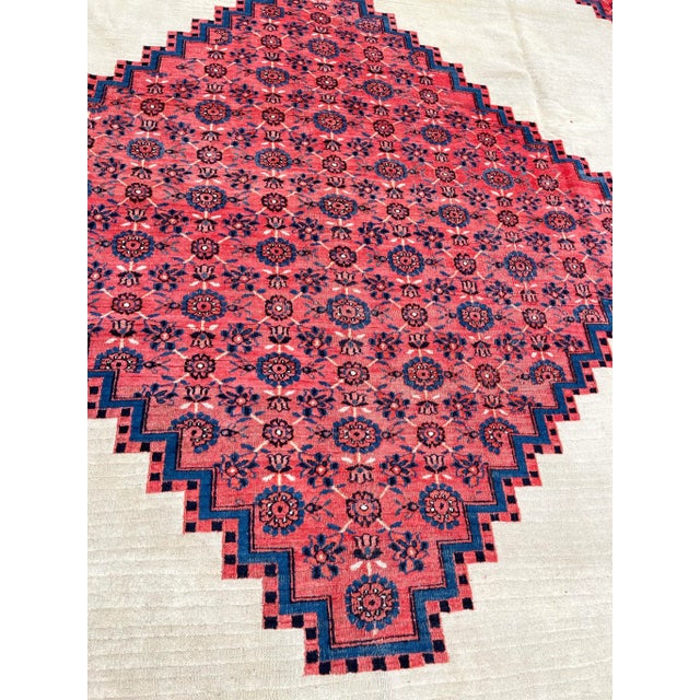 Textile Antique Persian Dorosch/ Serapi Design Carpet, 13' X 16' For Sale - Image 7 of 11