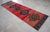 Red Distressed Oushak Runner Rug Low Pile Faded Colors Majestic Hallway Decor - 3'2″ X 11'1″ For Sale - Image 8 of 15