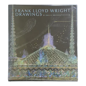 Late 20th Century Frank Lloyd Wright Drawings by Bruce Brooks Pfeiffer