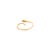 Metal White and Black Diamond Snake Ring for Women in 14k Gold Size 5 For Sale - Image 7 of 11