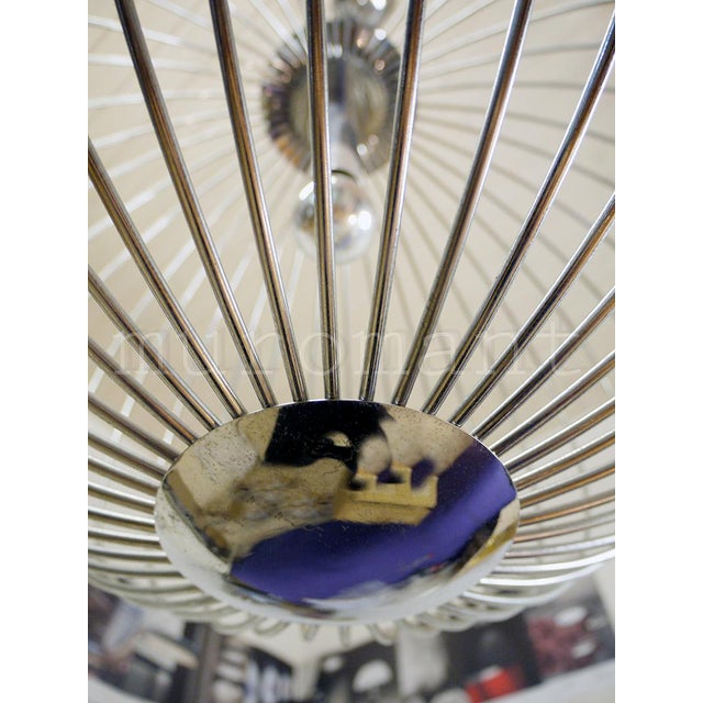 1960s Italian Chrome Pendant Light, 1960s For Sale - Image 5 of 8