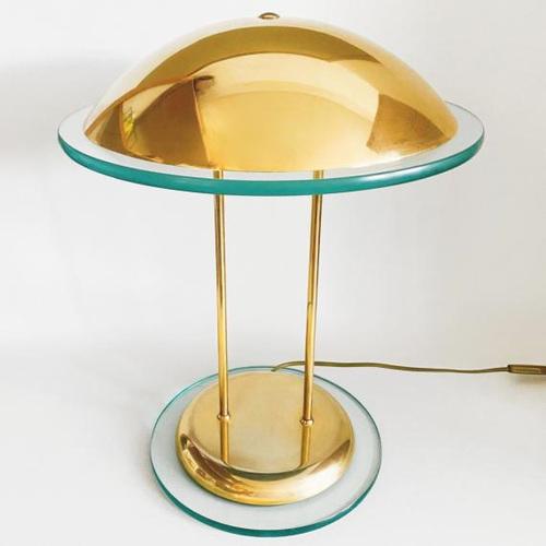 This vintage Dutch postmodern table lamp was designed and produced by Herda in the 1980s. This beautiful table lamp has a...