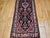 Vintage Persian Bakhtiari Tribal Runner, Hand-Knotted Wool, Floral Bouquets & Medallions, Navy & Ivory, 3x12 For Sale - Image 11 of 16
