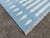 Not Yet Made - Made To Order Handmade Cotton Natural Vegetable Dyed Reversible Blue and White Striped Rug - 9'x12' For Sale - Image 5 of 11