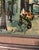 Cream Vintage Paris Arc De Triomphe Impasto Oil Painting, Signed, Mid-Century French Style For Sale - Image 8 of 11