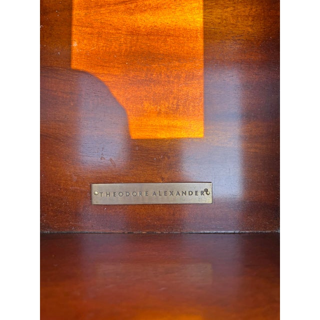 2000 - 2009 Faux Bamboo Theodore Alexander Credenza Cabinet For Sale - Image 5 of 15