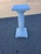 19thc American Victorian Pedestal Pine Painted White, Very Strong. For Sale - Image 4 of 14
