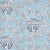 Sample - Schumacher Santarem Wallpaper in Sky For Sale