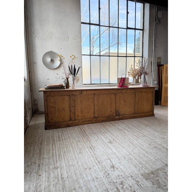 Pine Trade Counter, 1900s For Sale - Image 14 of 18