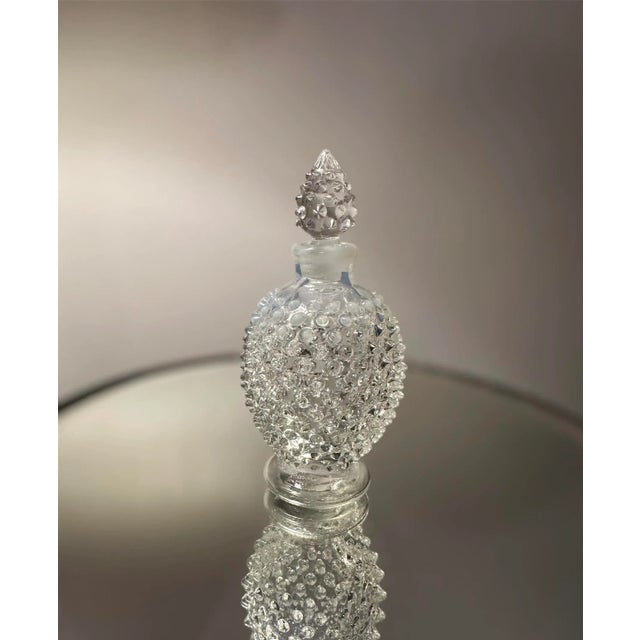 Fenton Perfume Bottle Hobnail Opalescent White For Sale - Image 6 of 9