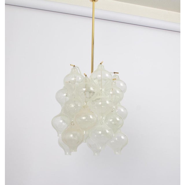 Small Tulipan Glass Pendant attributed to Kalmar, Austria, 1960s For Sale - Image 14 of 18