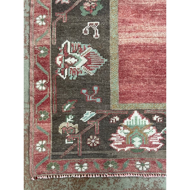 1980s Vintage Turkish Wool Runner 4’11” X 12’2” For Sale - Image 5 of 5