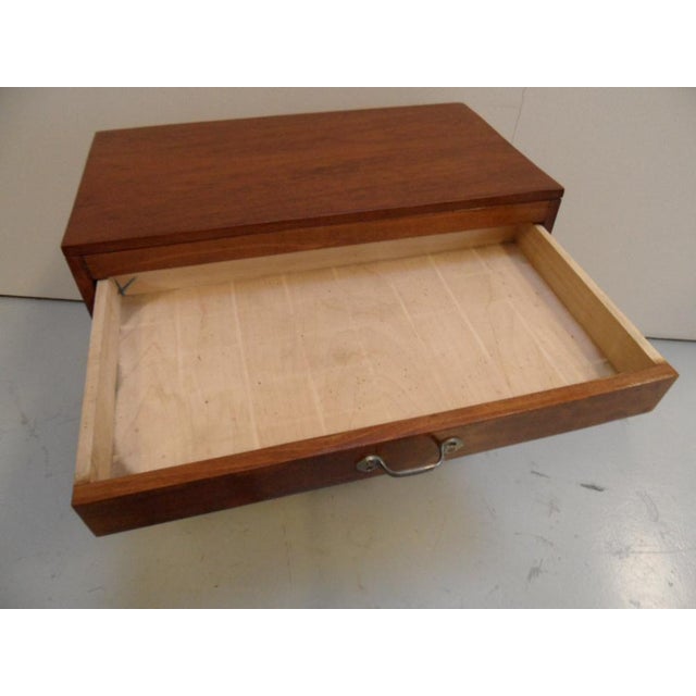 Vintage Watchmakers Filing Cabinet with Drawers, 1930s For Sale - Image 3 of 11