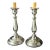 Lord Saybrook Sterling Silver Candle Holders - Monogrammed Candlesticks - Pair For Sale