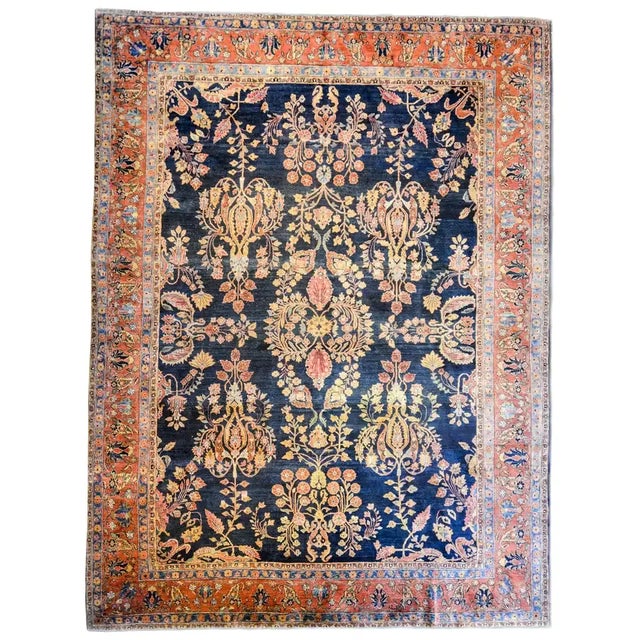 Early 20th Century Sarouk Maharajan Rug For Sale In Chicago - Image 6 of 6
