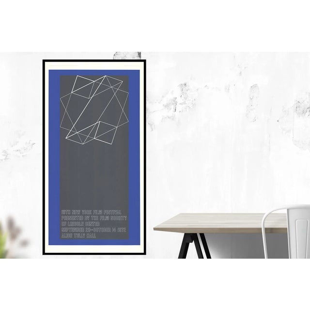 Abstract 1972 Josef Albers "The 10th New York Film Festival" Poster For Sale - Image 3 of 3