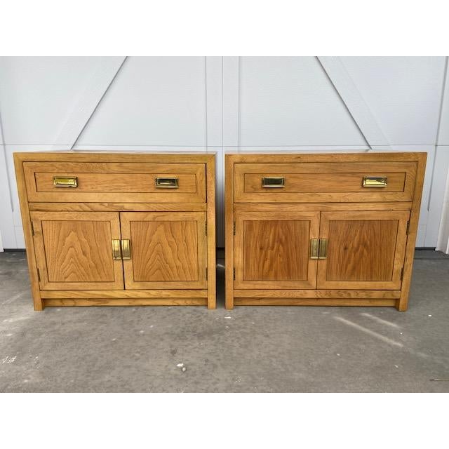 Late 20th Century Thomasville Nightstands a Pair Chairish