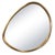 Plastic Monte Asymmetric Mirror, Antique Gold Leaf For Sale - Image 7 of 7