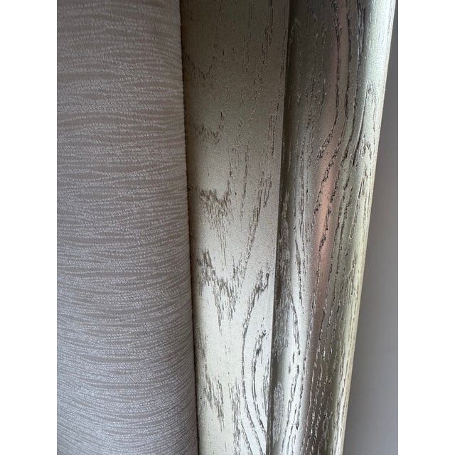 Jonathan Charles Modern Toulouse Silver Oak Wood King Poster Bed Frame For Sale In Greenville, SC - Image 6 of 10