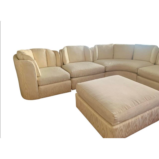 Vintage 1980s 6 Piece Henredon Folio 500 Modular Sectional Sofa For Sale - Image 9 of 12