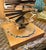 Mid 20th Century Mid Century Hand Made Wood Spiral Lamp For Sale - Image 5 of 5