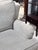 Textile Late 20th Century Bassett Grey Linen Nailhead Trim Sofa For Sale - Image 7 of 12