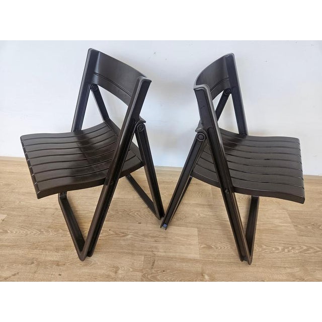 Vintage French Folding Chairs, 1979, Set of 2 For Sale - Image 3 of 14