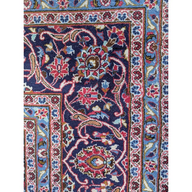 Large Vintage Keshan Rug, 1980s For Sale - Image 4 of 8