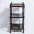 English Three Tier Ebonized Barley Twist What Not Etagere For Sale - Image 4 of 8