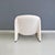 Silver Italian Modern Teddy Fabric Alky Armchairs attributed to G. Piretti, Anonima Castelli, 1970s, Set of 2 For Sale - Image 8 of 14
