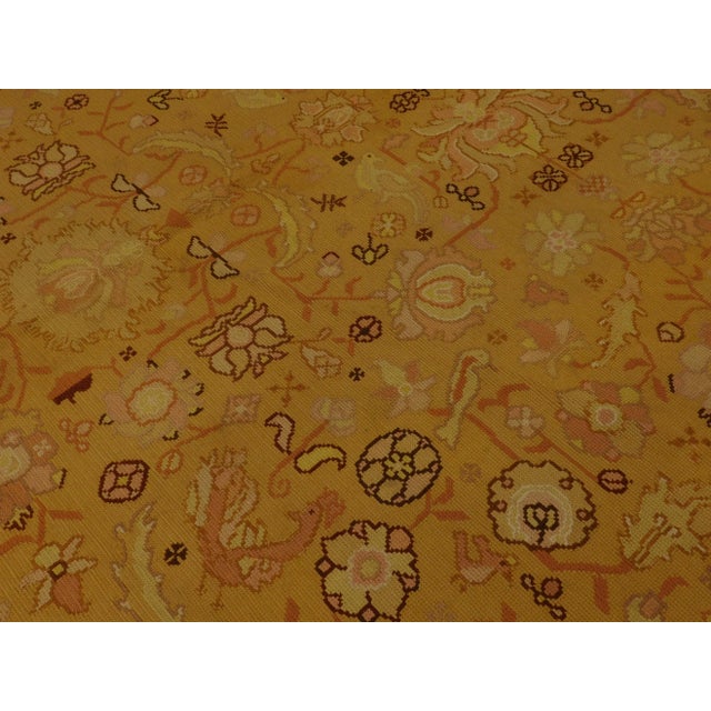 Vintage Hand-Woven Portuguese Sumac Rug For Sale - Image 11 of 13