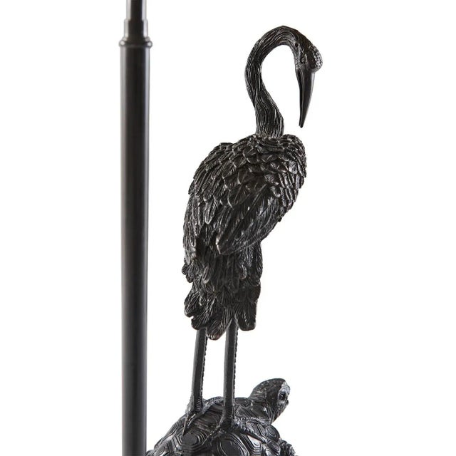 Pair of Crane Form Table Lamps For Sale - Image 4 of 6