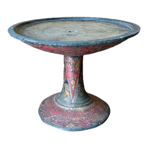 19th Century Balinese Offering Tray / Bowl 'Dulang' With Floral Motif