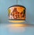 A charming 1970s Ceiling lamp for your Childs room. It features a hand-painted textile panel with Grimm's Hansel and...