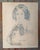19th Century English or American Pencil Portrait Drawing of a Girl and Her Dog For Sale - Image 15 of 17