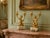 French 19thC French Louis XVI Gold Ormolu Clock Set - 3 Pc For Sale - Image 3 of 14