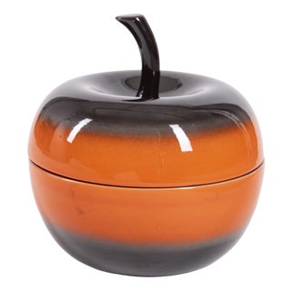Vintage Ceramic Apple Container from Ceramica SIC, 1970s For Sale