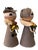 Mid-Century Handmade Folk Art Pilgrim Thanksgiving Figures—a Pair For Sale - Image 4 of 8