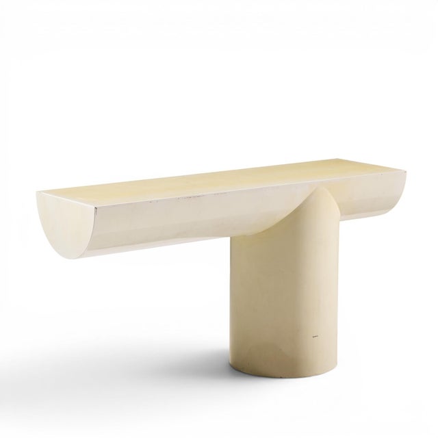 J. Wade Beam for Brueton Mid Century "Tee" Console Table For Sale In Chicago - Image 6 of 9