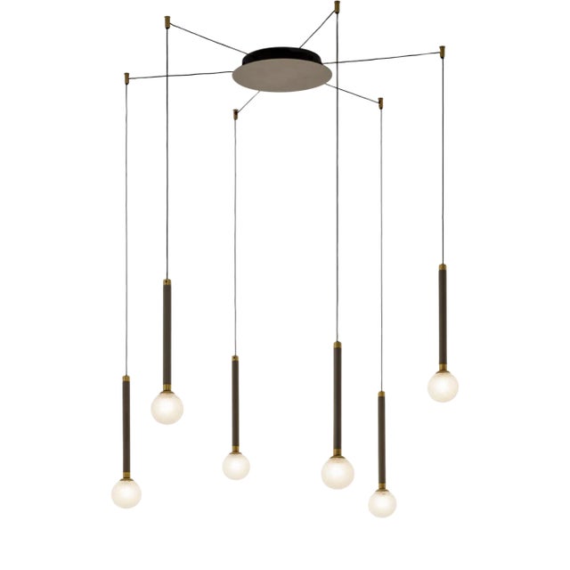 Crystal Ball Pendant Light by Morica Design For Sale