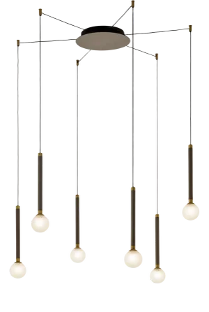 Crystal Ball Pendant Light by Morica Design