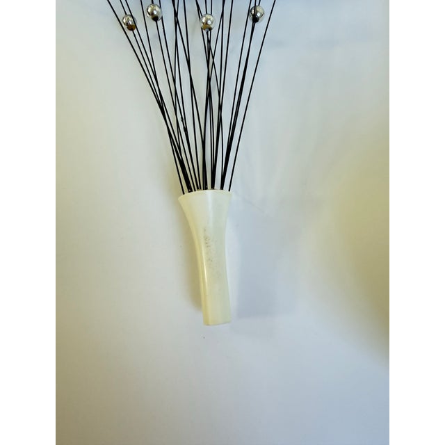 1960s Danish Modern Laurids Lønborg Silver Kinetic Ball Sculpture With Rare White Base For Sale - Image 10 of 12