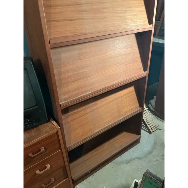 Wood Hans Wegner Teak Bookcase, 1960s Danish Mid-Century Modern For Sale - Image 7 of 13