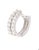 Contemporary 1.05 Carat Hoop Huggie Earring 18 Karat White Gold, A Pair For Sale - Image 3 of 4